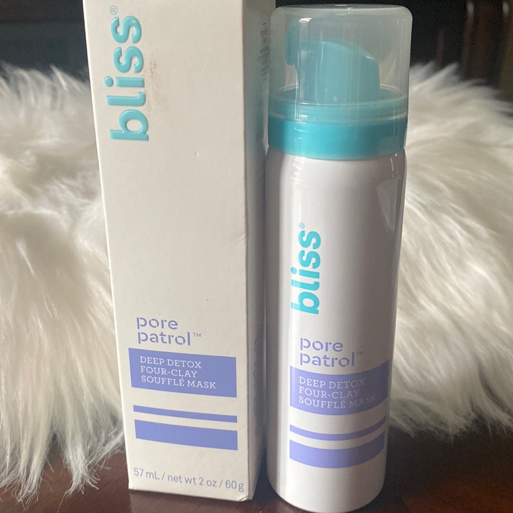Bliss Pore Patrol Mask Deep Detox Four Clay Soufflé Mask 2 oz